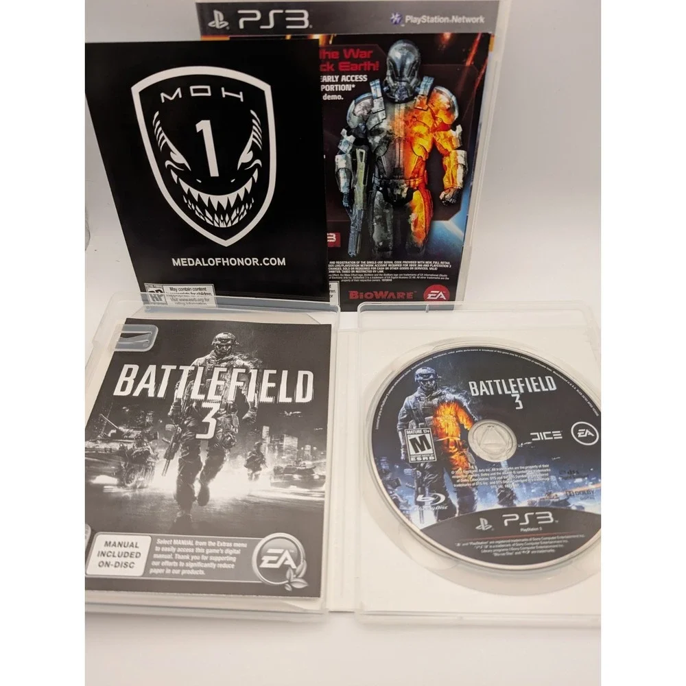Battlefield 3 & 4 - Sony PlayStation 3 PS3 Complete With Inserts Minty